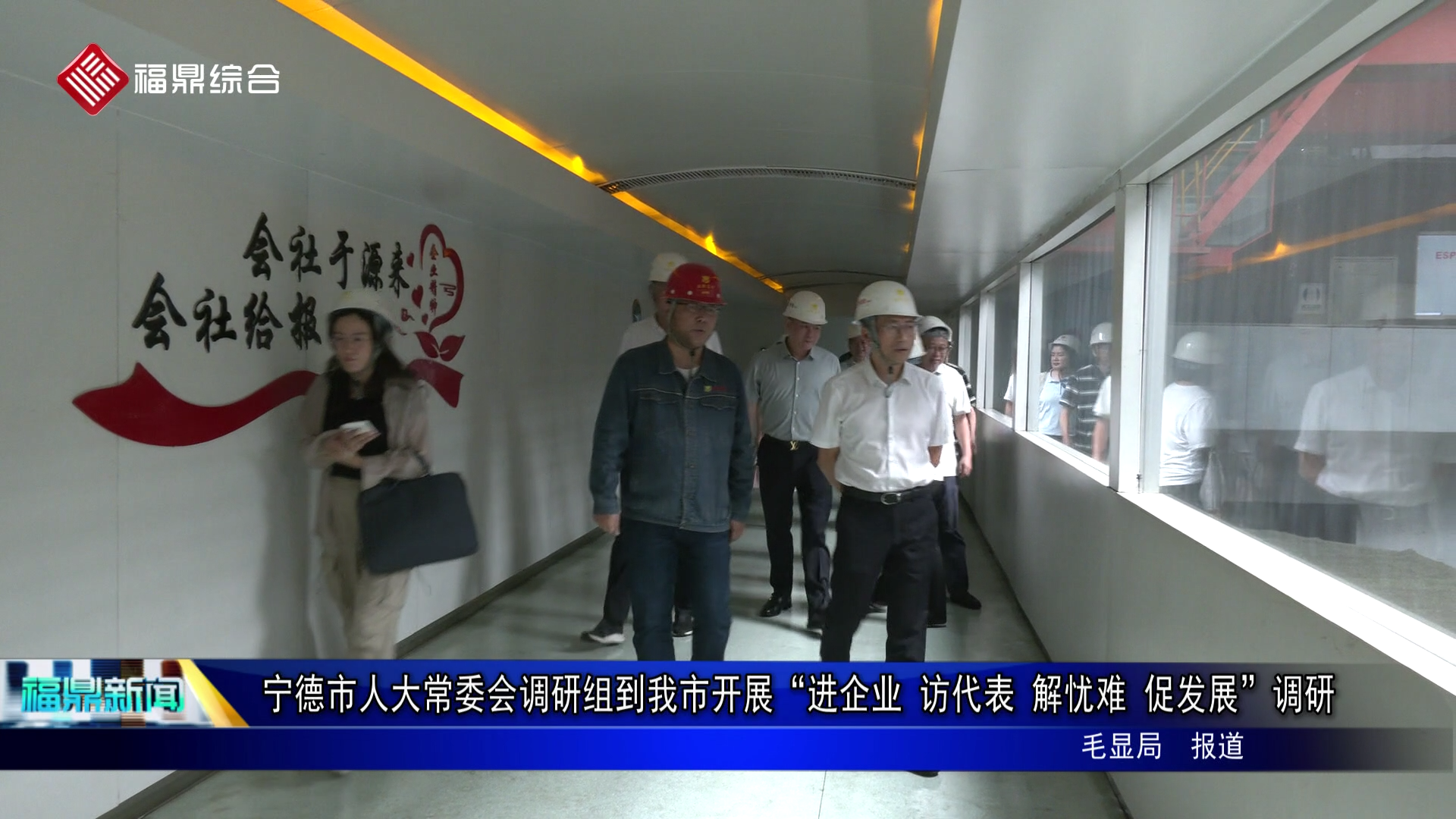 宁德市人大常委会调研组到我市开展“进企业 访代表 解忧难 促发展”调研