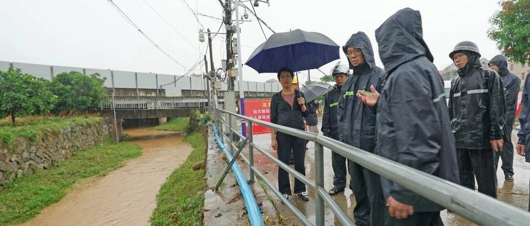 泉港区政府主要领导深入一线检查调度防汛防台工作