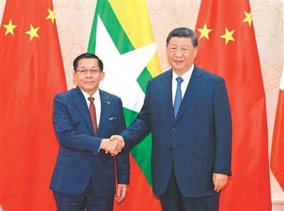 上合组织天津峰会｜新华社快讯：习近平会见尼泊尔总理奥利