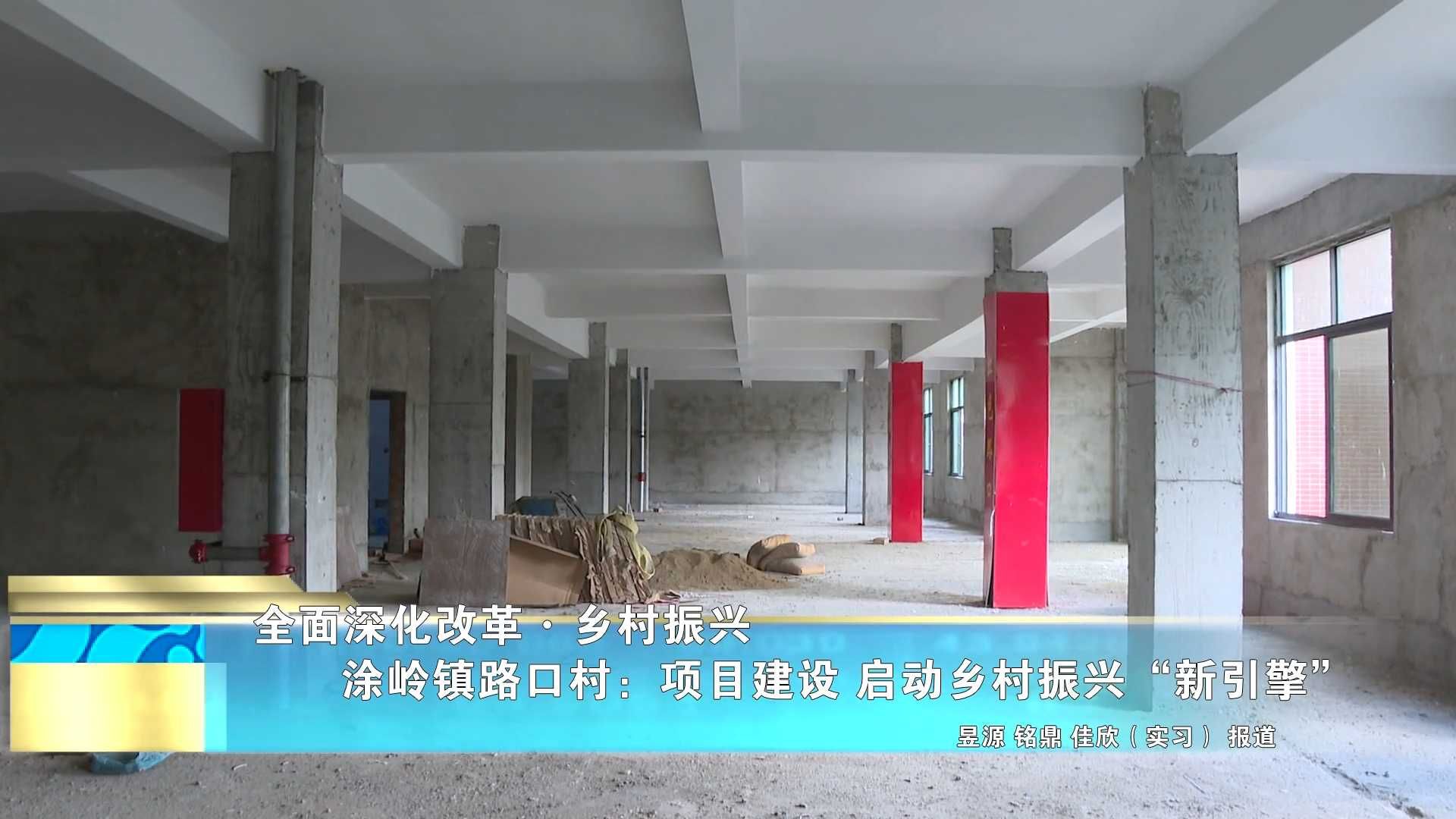 【全面深化改革•乡村振兴】涂岭镇路口村：项目建设 启动乡村振兴“新引擎”