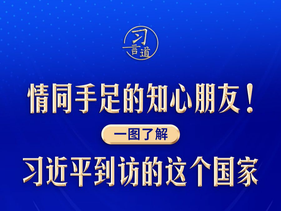 习言道丨情同手足的知心朋友！一图了解习近平到访的这个国家