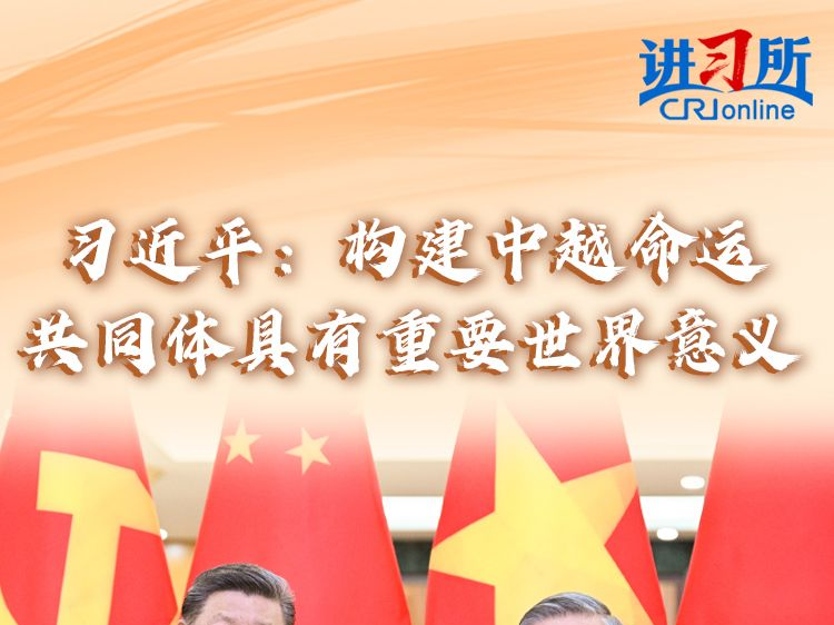 【讲习所中国与世界】习近平：构建中越命运共同体具有重要世界意义