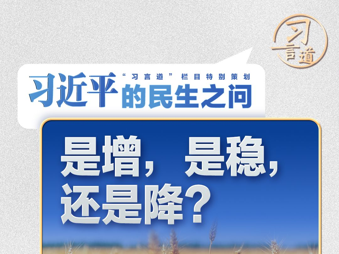 习近平的民生之问｜“是增，是稳，还是降?”