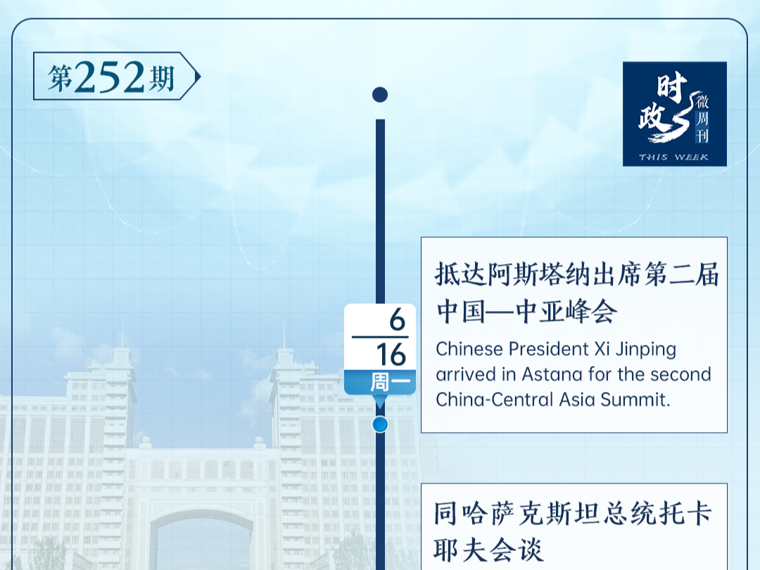 时政微周刊丨总书记的一周（6月16日—6月22日）